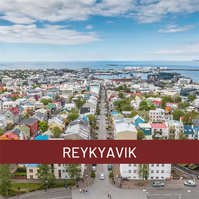 Stadtansicht von Reykyavik
